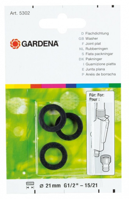 Ploché těsnění GARDENA 3 ks 5301-20